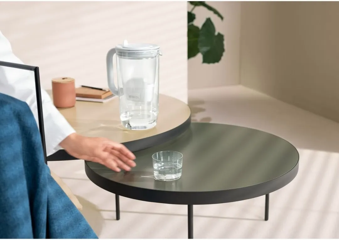 BRITA Glass MX Pro Pure Waterfilterkan 2.5L - Grijs