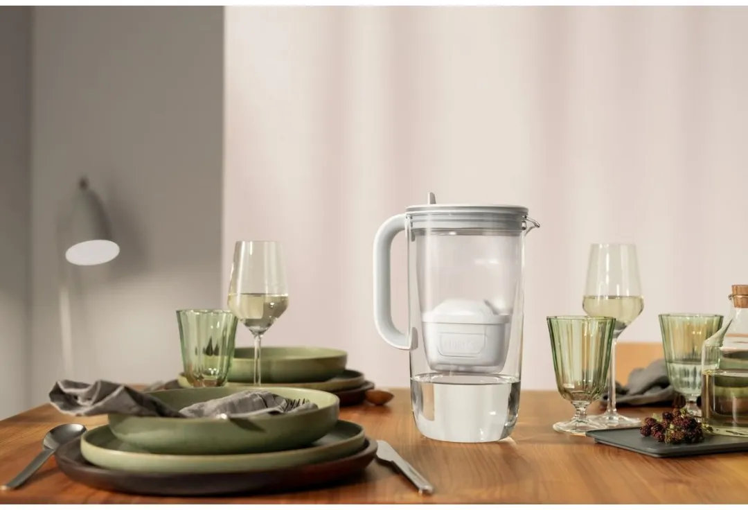 BRITA Glass MX Pro Pure Waterfilterkan 2.5L - Grijs