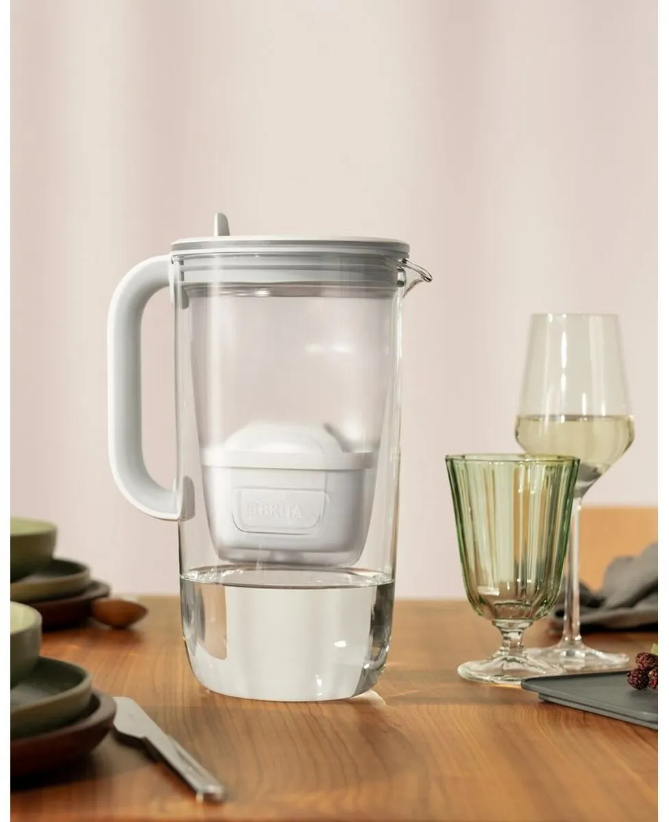 BRITA Glass MX Pro Pure Waterfilterkan 2.5L - Grijs