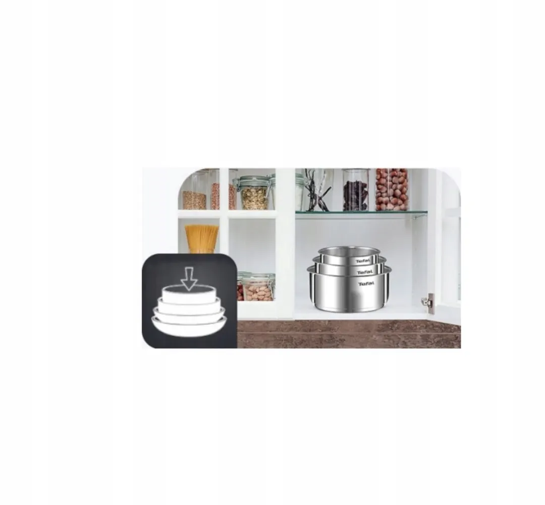Tefal Ingenio Emotion Pannenset 24/28cm - 3-delig - Zilver - afbeelding 3 van 5