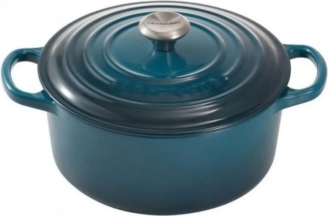 Le Creuset Braad-/Stoofpan Deep Teal Ø24cm