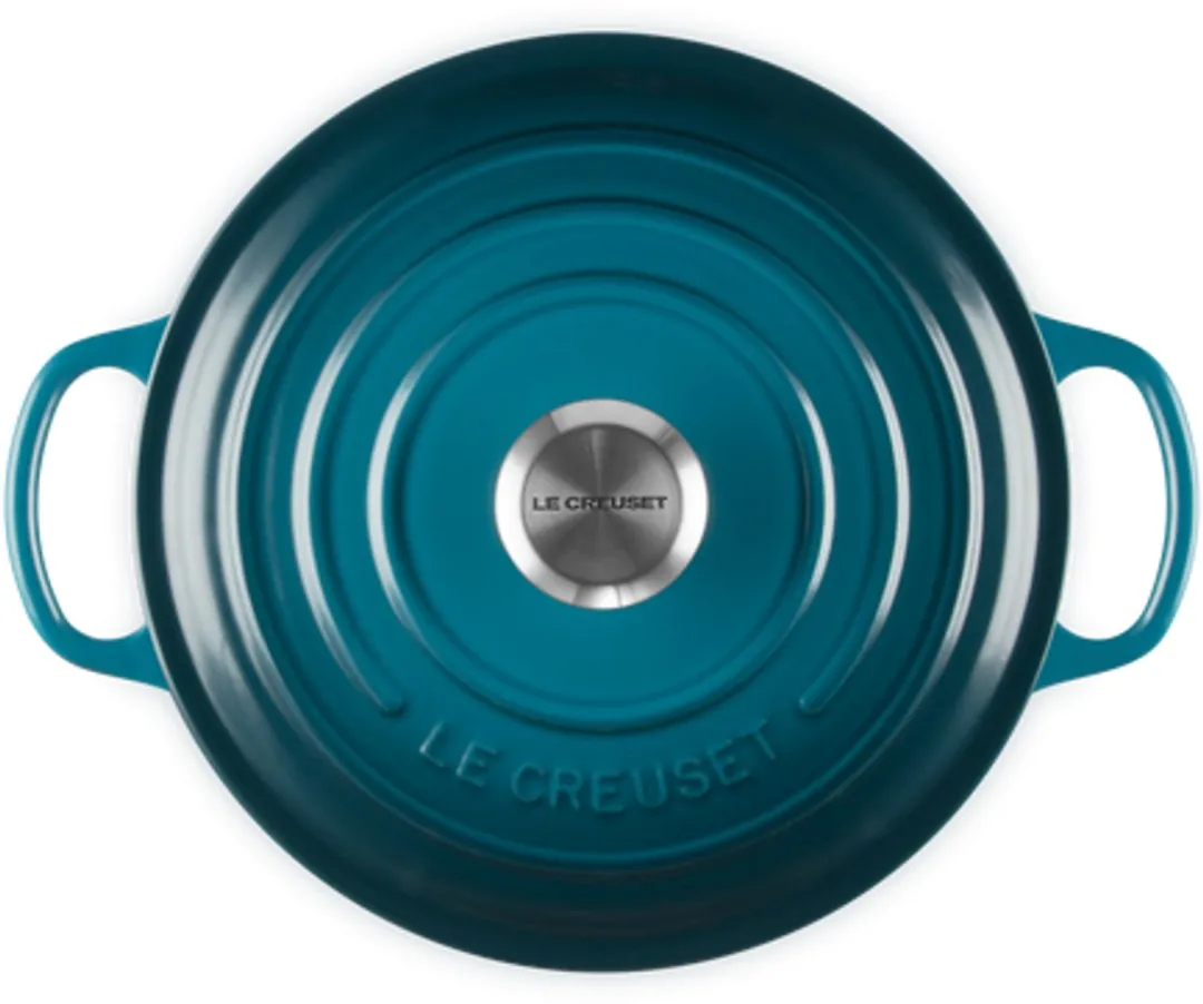 Le Creuset Braad-/Stoofpan Deep Teal Ø24cm