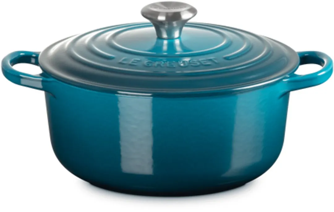 Le Creuset Braad-/Stoofpan Deep Teal Ø24cm
