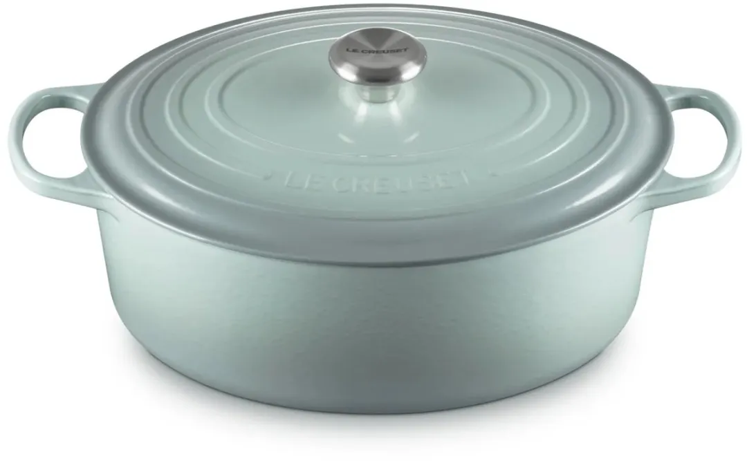 Le Creuset Braadpan Signature SeaSalt 33cm