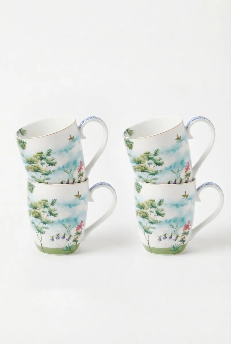Pip Studio Jolie Mokken 51.002.559 - Theemokken 450ml - Wit - 2 Stuks