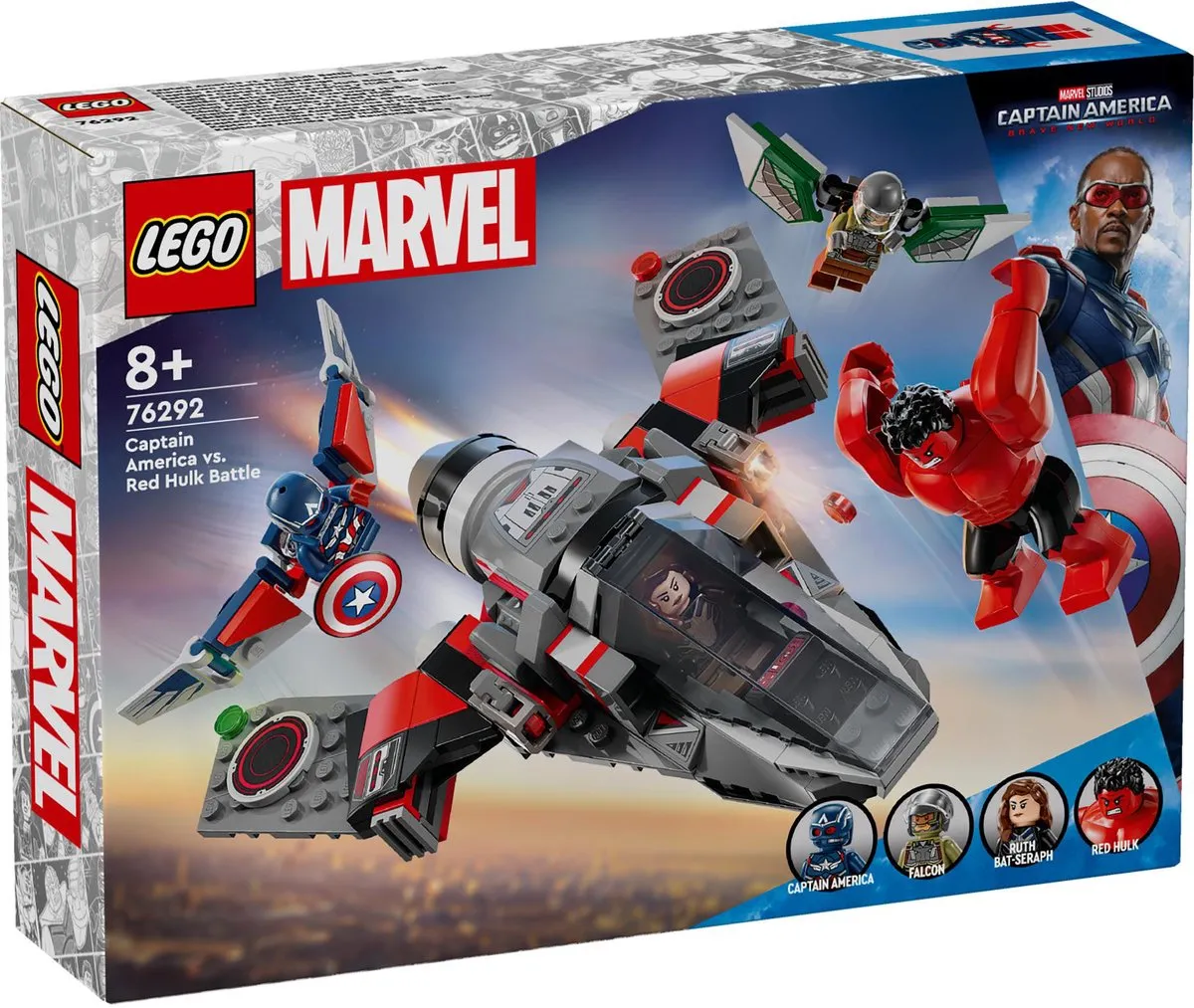 LEGO Marvel Captain America vs Rode Hulk 76292 - 223 Stukken