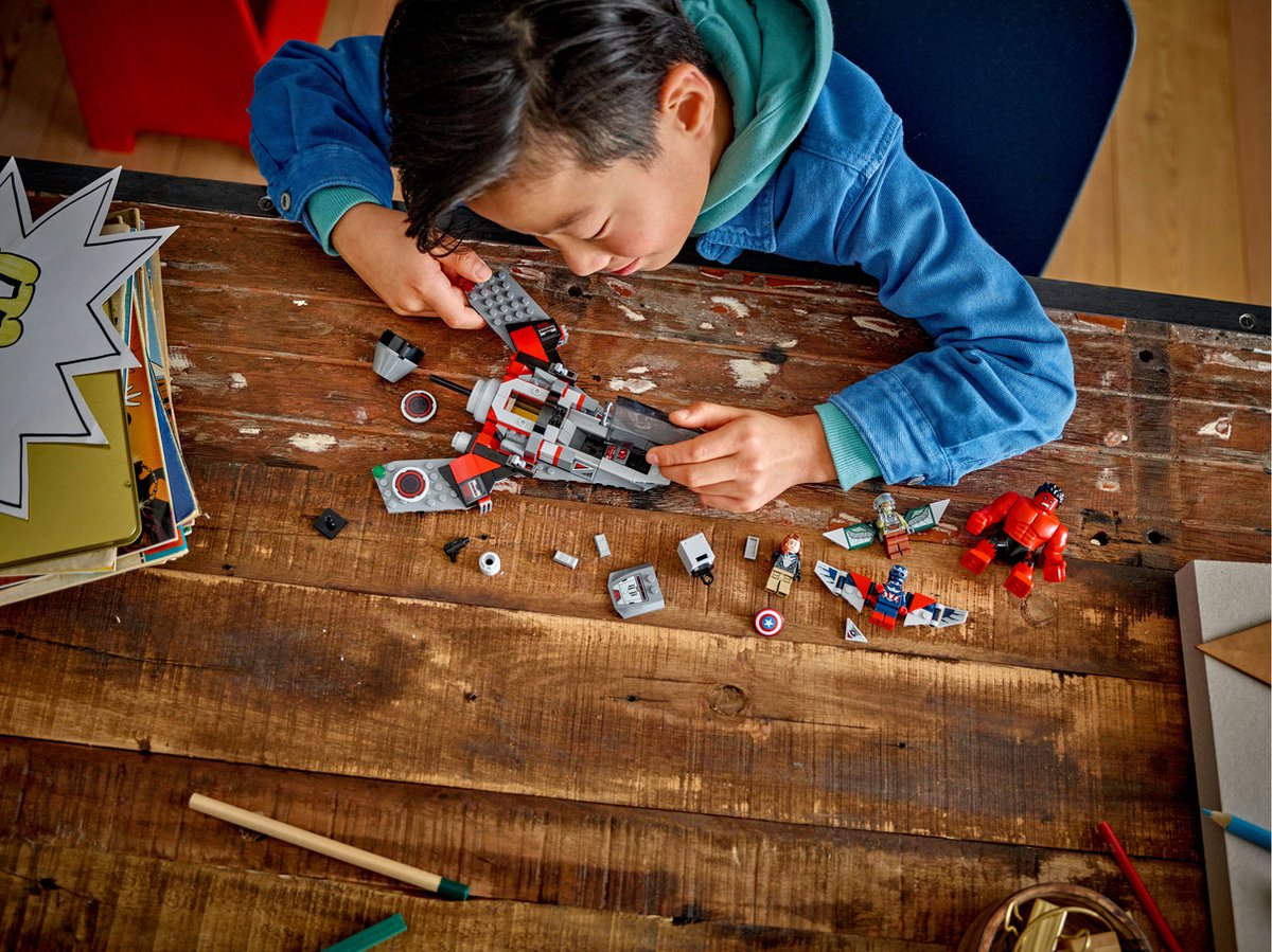 LEGO Marvel Captain America vs. Rode Hulk duel - 76292