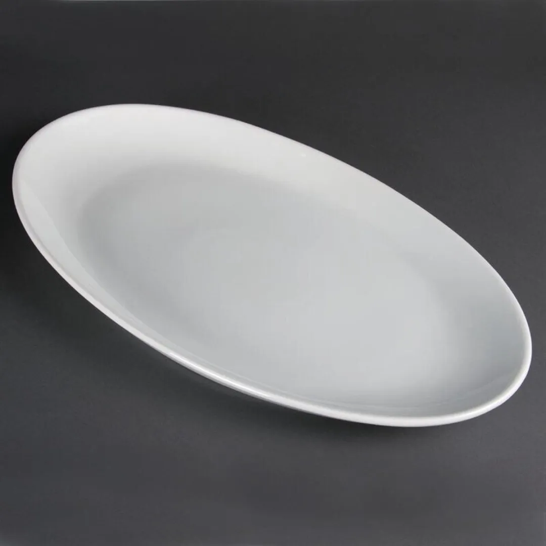 Olympia HTCC892 Diepe Ovale Schaal - Wit
