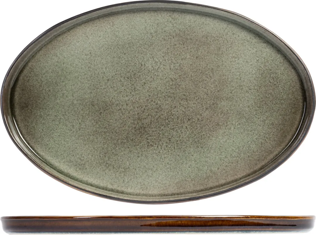 Cosy&Trendy Quintana Green Plat Bord 35,5x23,5cm