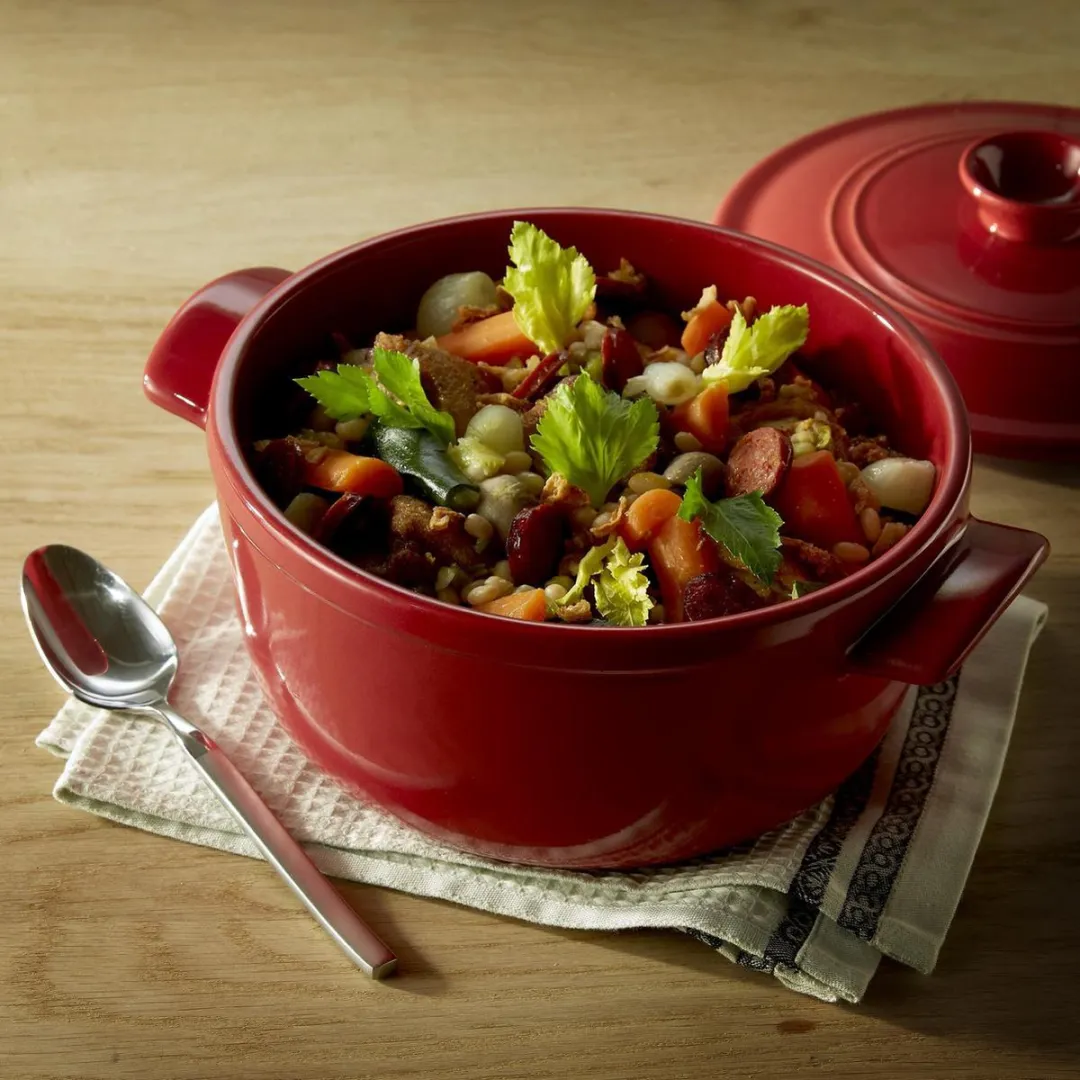 Emile Henry Grand Cru Kookpan Ø285mm - Rood