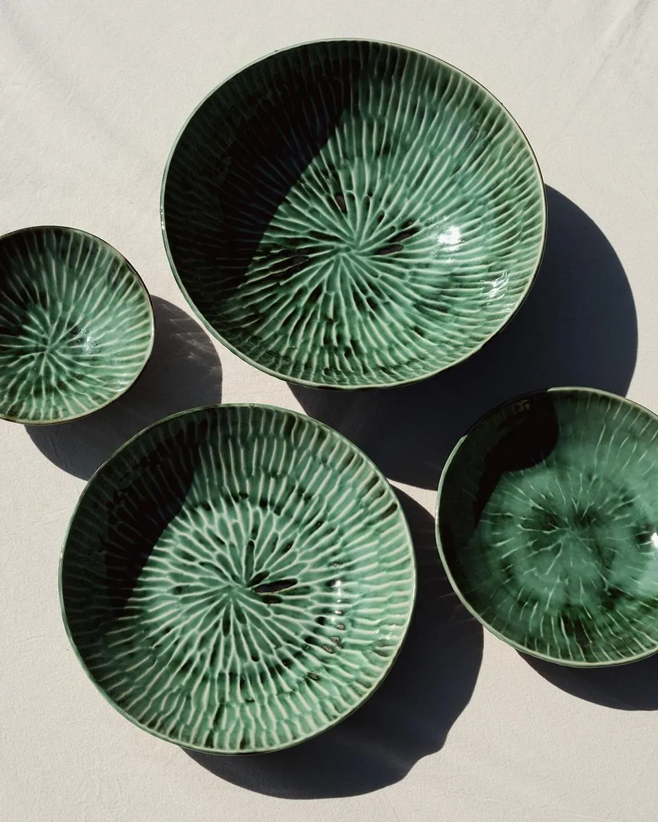 Serax Verde Lanza Serveerschaal Ø22cm - 2 Stuks