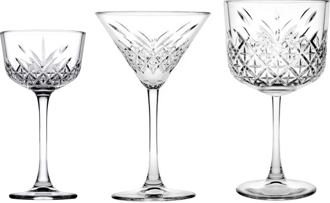 Pasabahce Timeless Cocktailglazenset 12-delig - 4x16cl/23cl/49cl - Transparant
