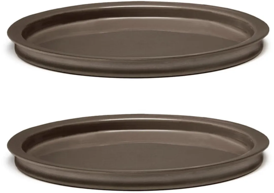 Serax Dune By Kelly Wearstler Ontbijtbord Ø17,5cm - Slate - 2 Stuks