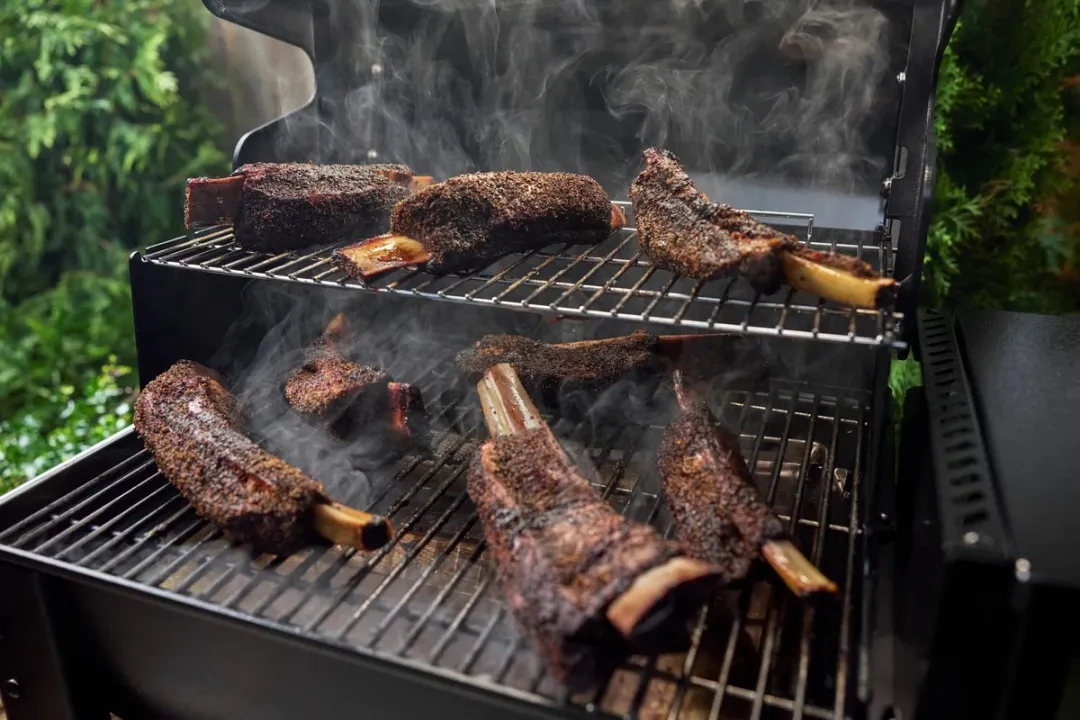 Weber Smoque 500 Pellet BBQ - Zwart - afbeelding 6 van 6