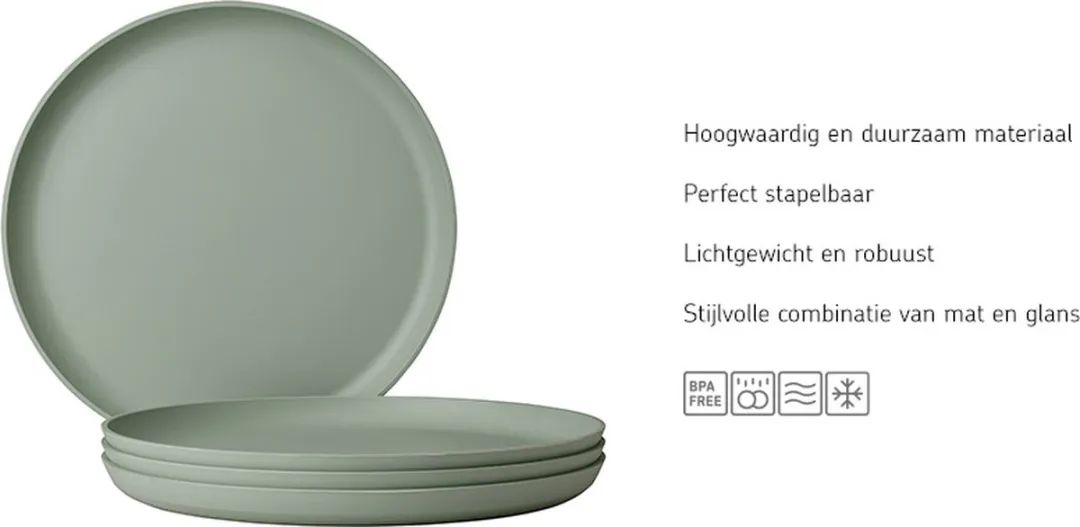 Mepal Silueta Plat Bord 26cm - Nordic Black