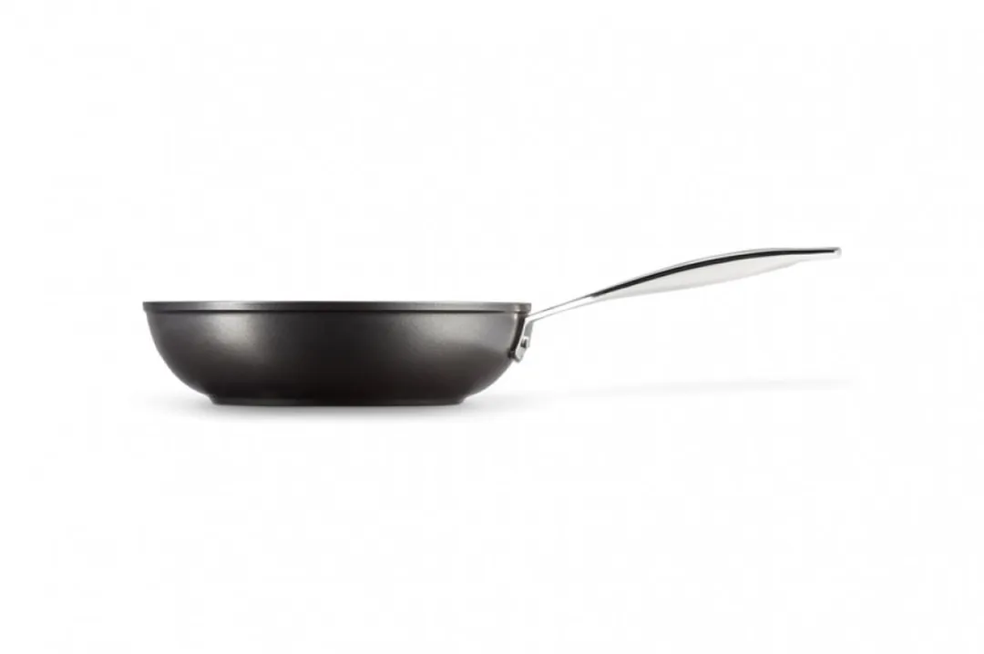 Le Creuset Les Forgees Diepe Koekenpan 26cm - Zwart
