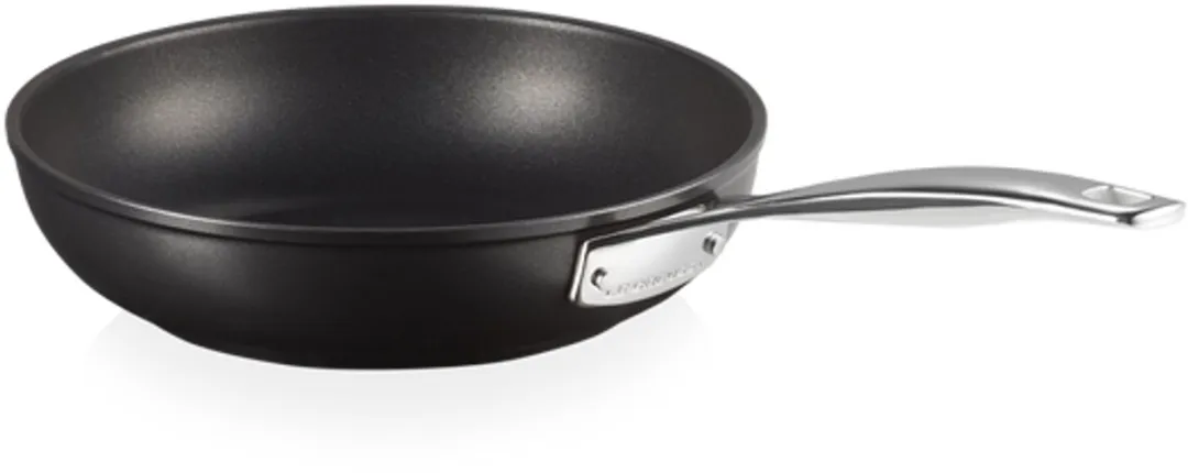 Le Creuset Les Forgees Diepe Koekenpan 26cm - Zwart