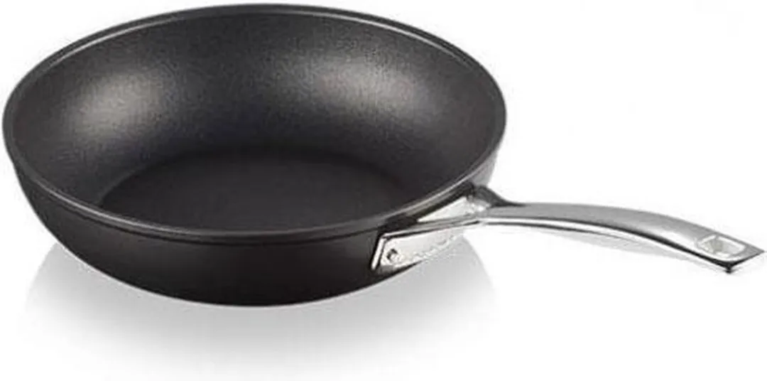 Le Creuset Les Forgees Diepe Koekenpan 26cm - Zwart
