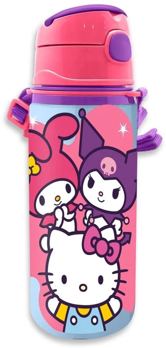 Hello Kitty & Friends Aluminium Drinkfles 600ml