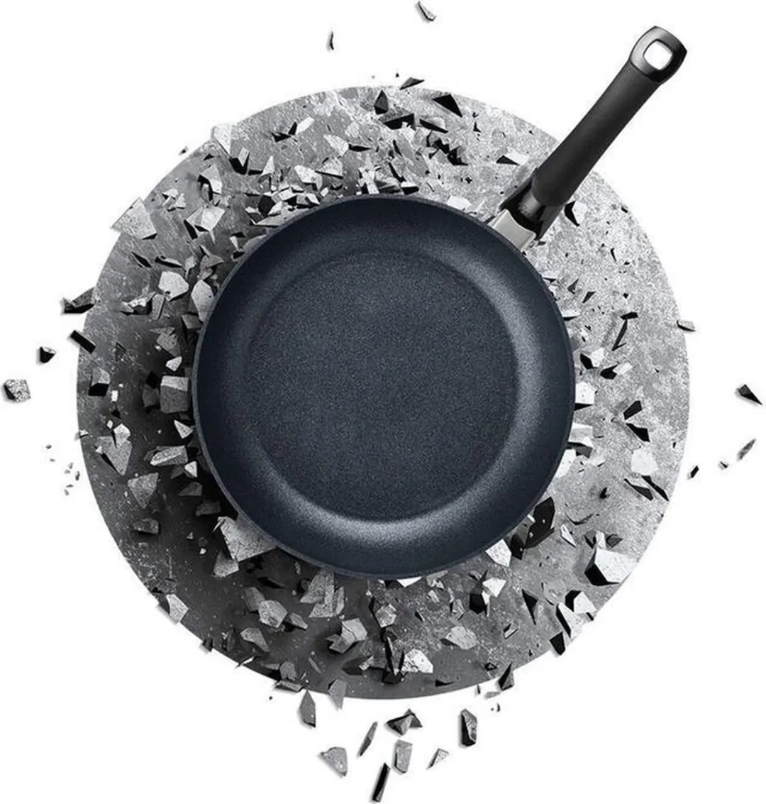 Fissler Adamant Classic Koekenpan 20cm - Zwart