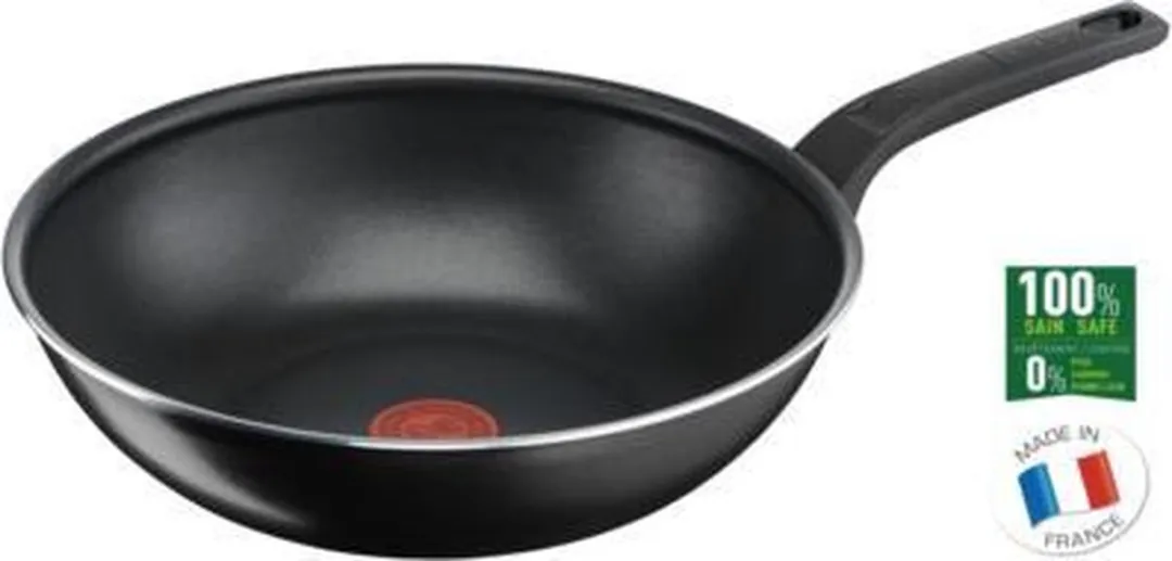 Tefal Simply Clean Wokpan 28cm - Zwart