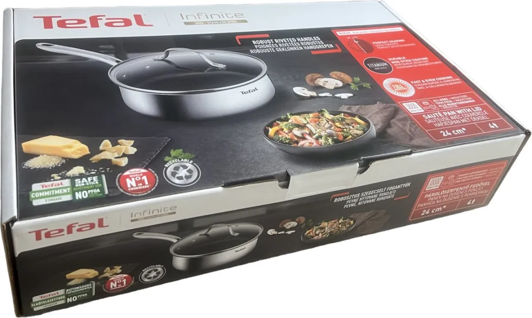 Tefal Infinite Hapjespan 24cm - RVS