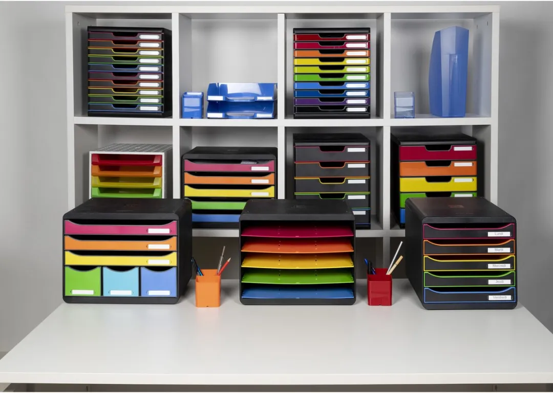 Exacompta MODULO A4 Ladenbox 5 Gesloten Lades - Harlekijn