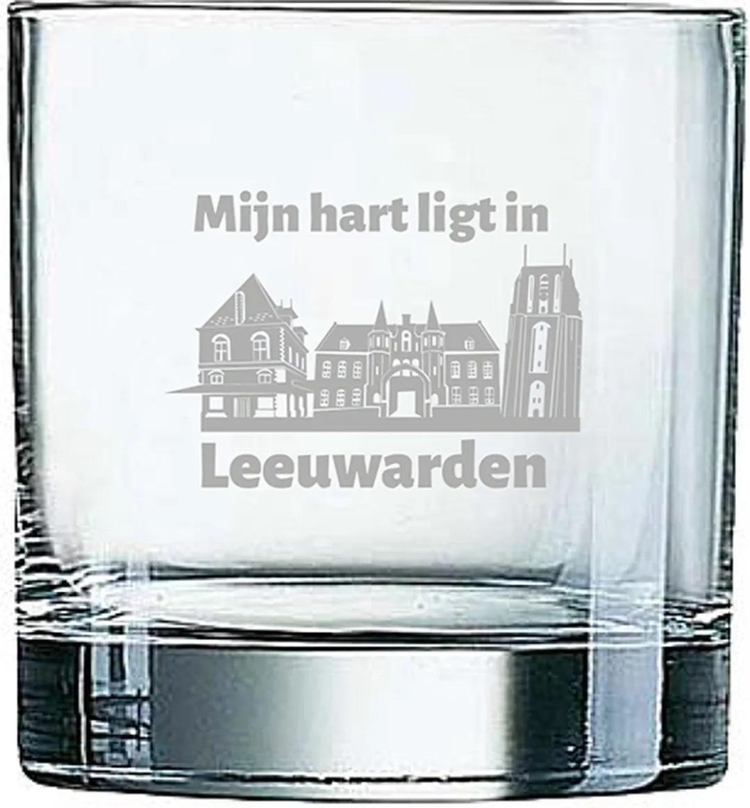 Arcoroc Leeuwarden Gegraveerd Whiskeyglas 38cl