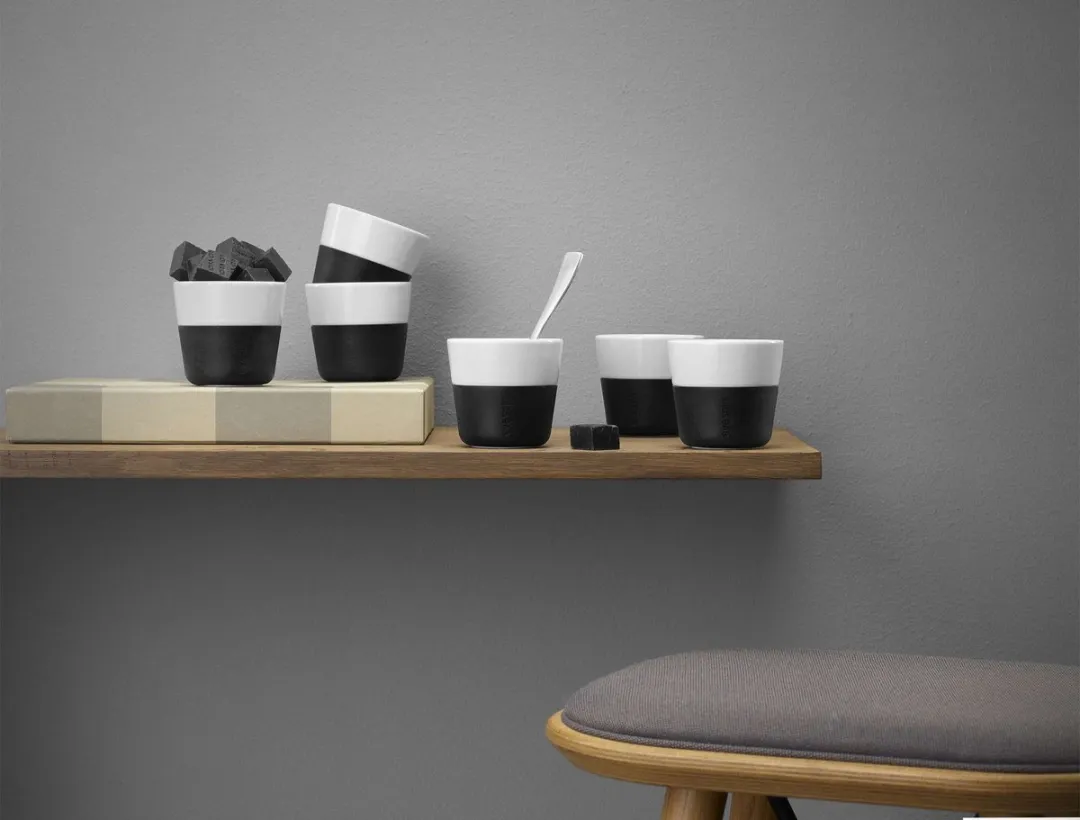 Eva Solo Beker voor Lungo Set 2 Stuks - 0.23l - Zwart