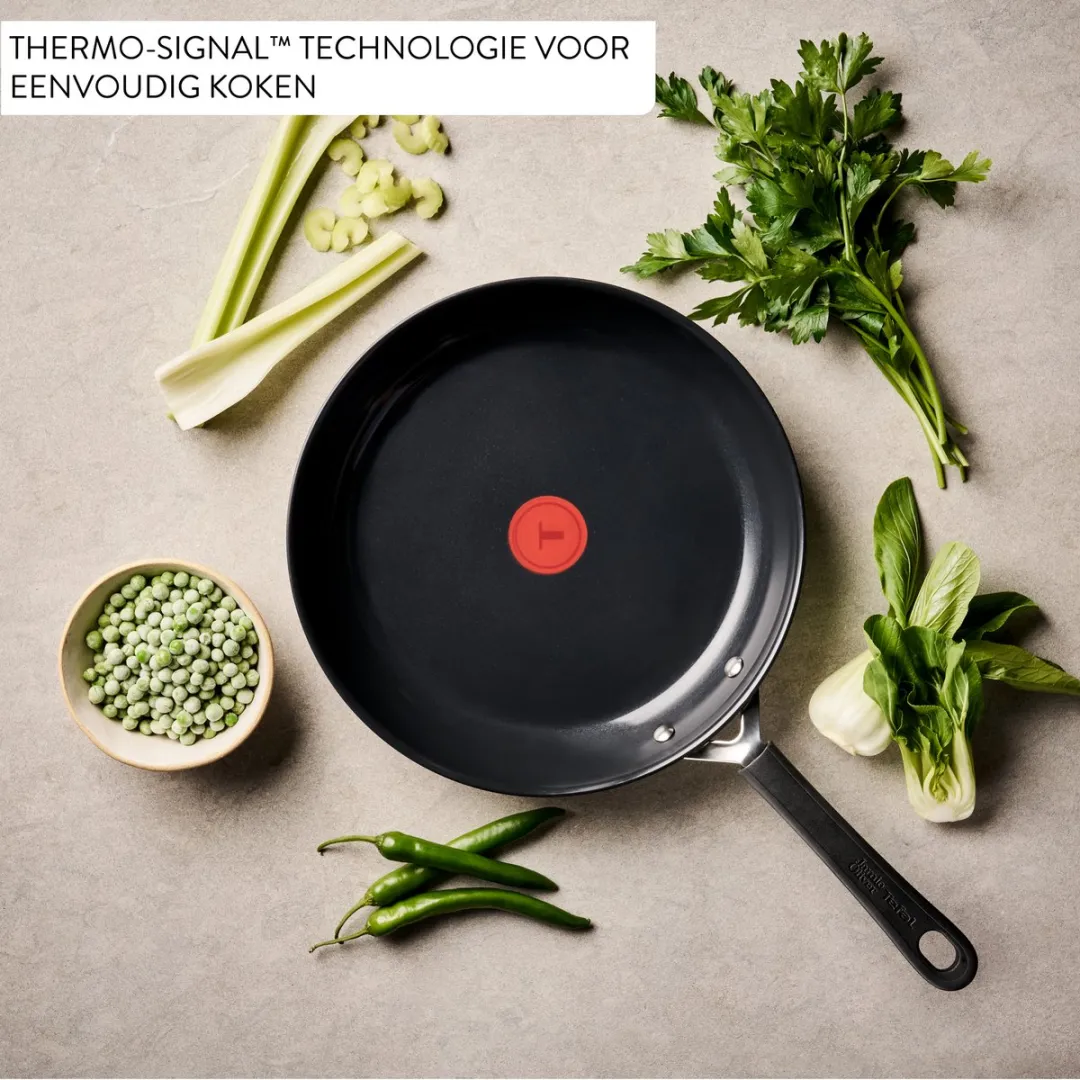 Jamie Oliver by Tefal Easy Cook Wokpan Ø28cm - Keramisch - Roestvrijstaal