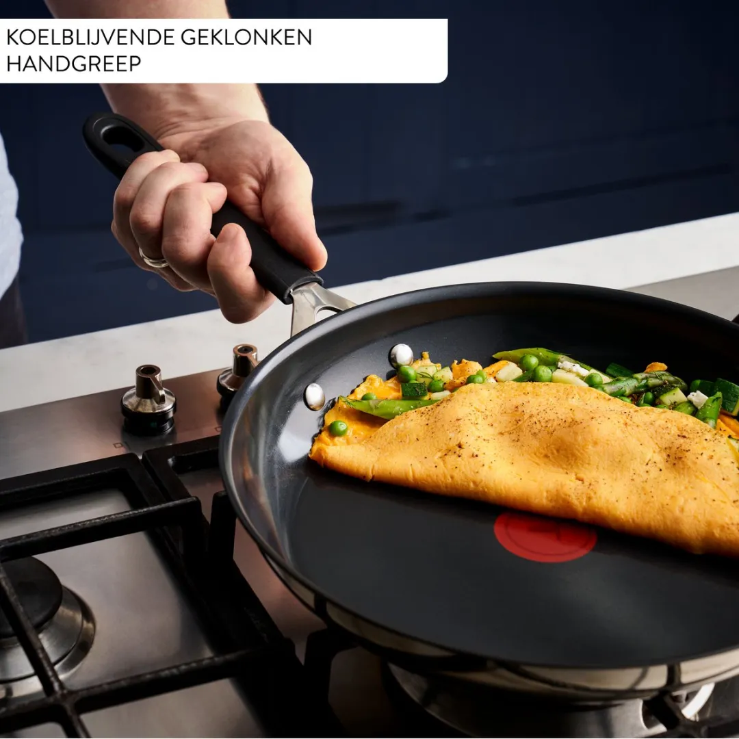 Jamie Oliver by Tefal Easy Cook Wokpan Ø28cm - Keramisch - Roestvrijstaal