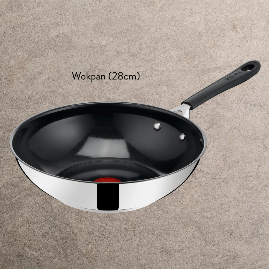 Jamie Oliver by Tefal Easy Cook Wokpan Ø28cm - Keramisch - Roestvrijstaal