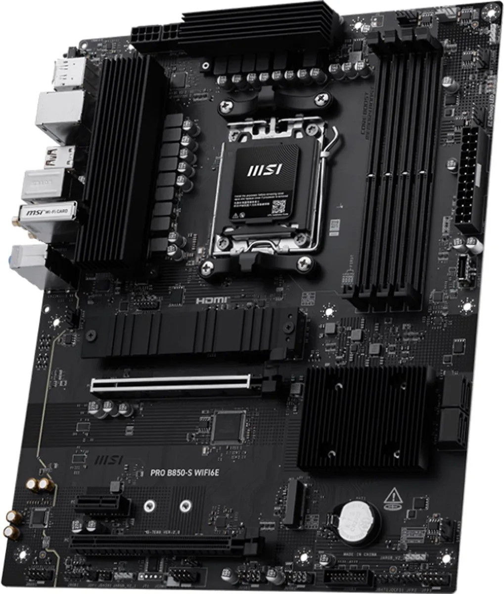 MSI PRO B850-S WIFI6E Moederbord - AM5 - ATX