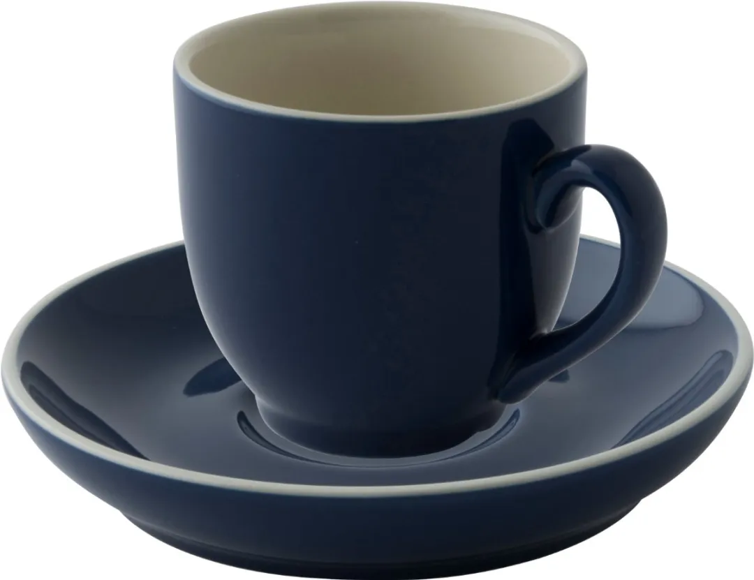 Palmer Colors Koffiekopjes 180ml - Blauw - 6 Stuks