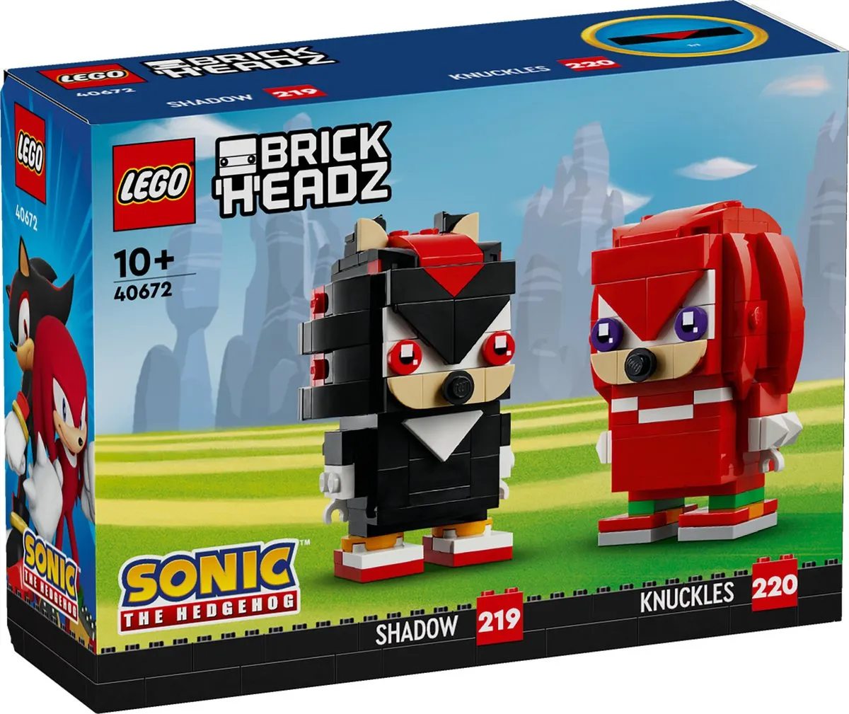 LEGO Brickheadz 40672 Sonic Knuckles & Shadow - 298 Stukken - afbeelding 6 van 6