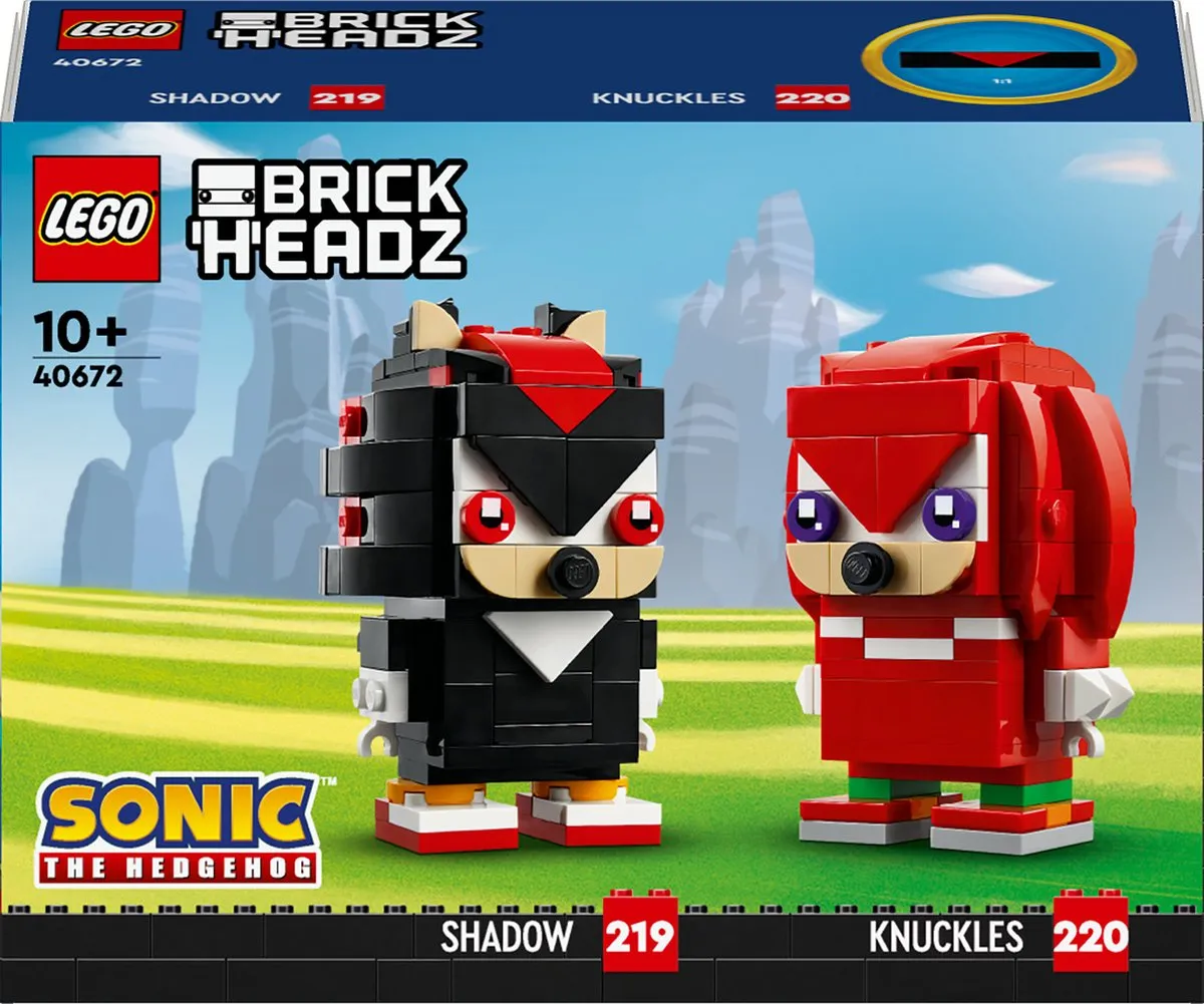 LEGO Brickheadz 40672 Sonic Knuckles & Shadow