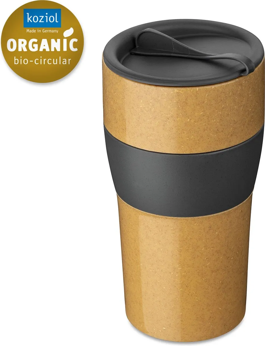 Koziol Aroma To Go XL Herbruikbare Koffiebeker 700ml - Grijs