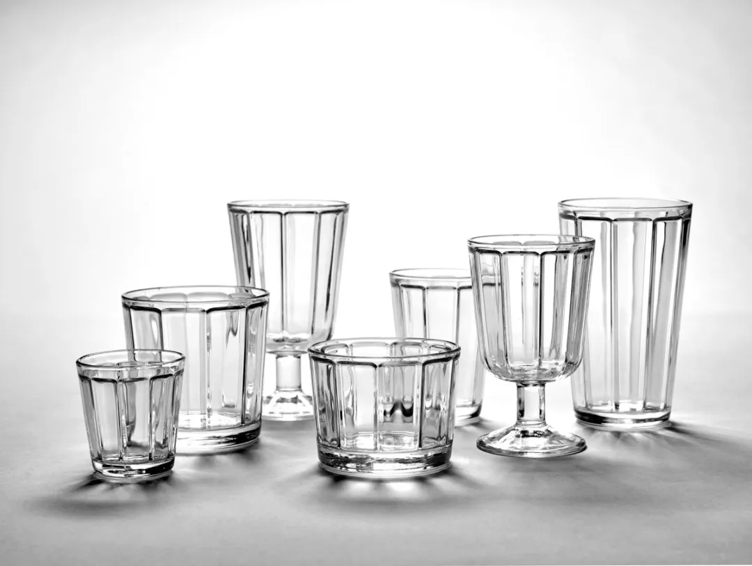 Serax Sergio Herman Surface Longdrinkglas - 45cl - 8cm Ø - 4 Stuks