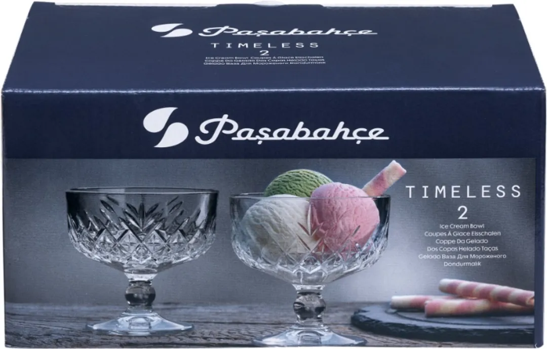 Pasabahce Timeless IJscoupe Set 25cl - 2 Stuks