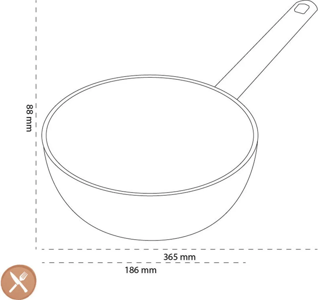 Demeyere Apollo Conische Sauteuse Ø18cm - 1,5 l - Zilver