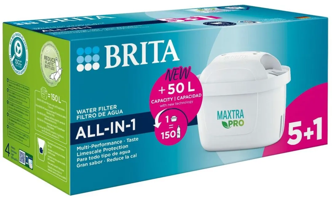 BRITA Maxtra Pro Waterfilterkan - 6 Stuks
