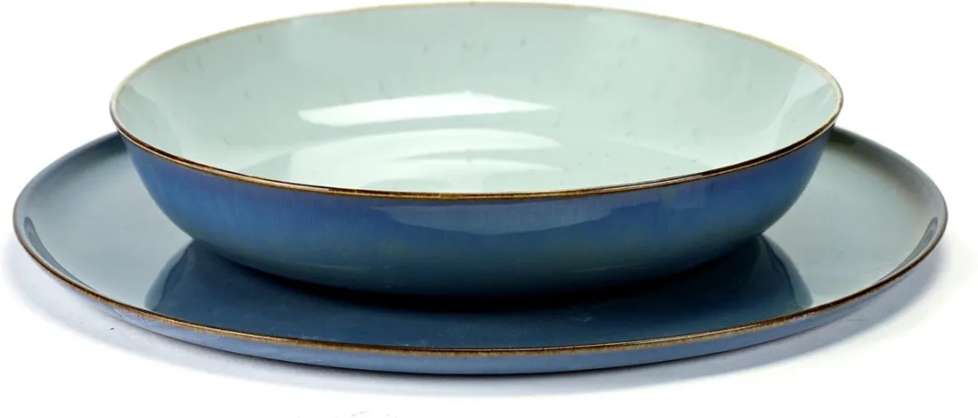 Serax Serveerschaal B5116142 - 21cm - Light Blue/Smokey Blue