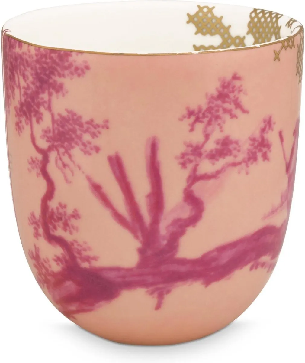 Pip Studio Heritage Mok Large - 300ml - Roze