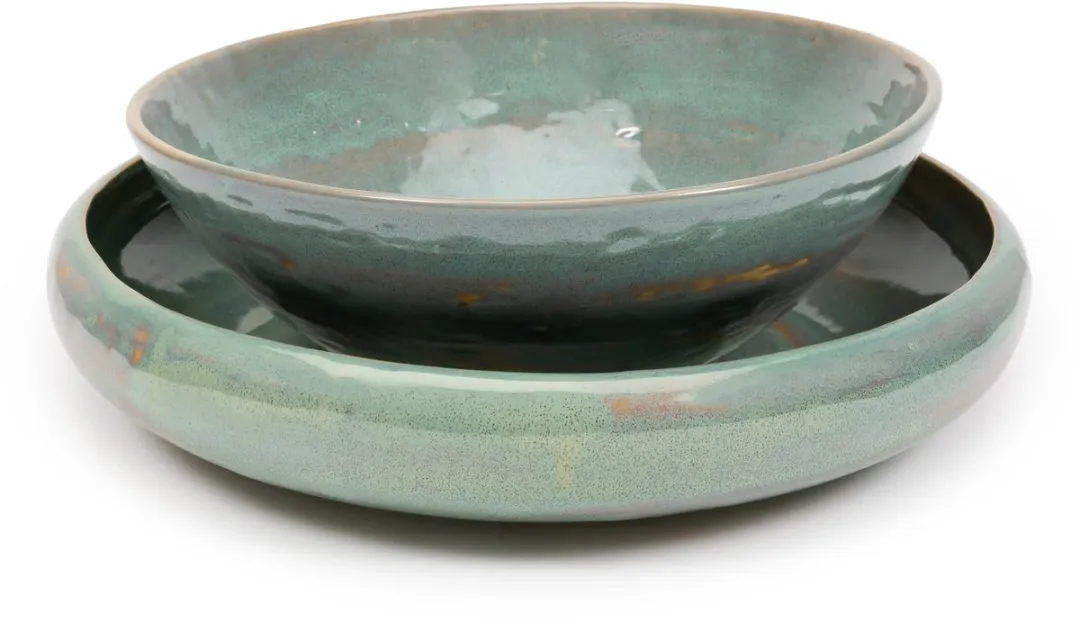 Serax Pascale Naessens Serveerschaal L - Zeegroen 31cm