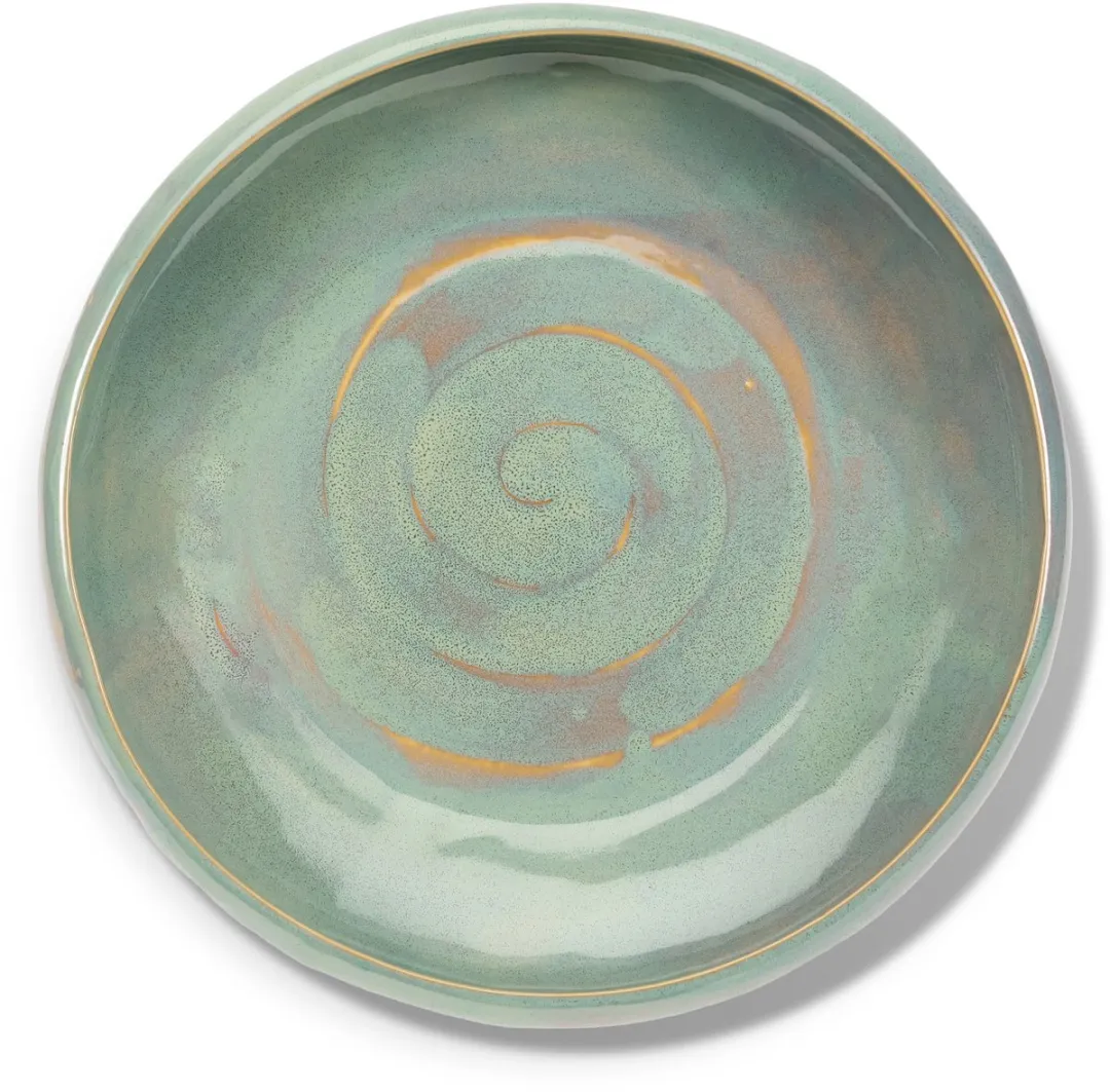 Serax Pascale Naessens Serveerschaal L - Zeegroen 31cm