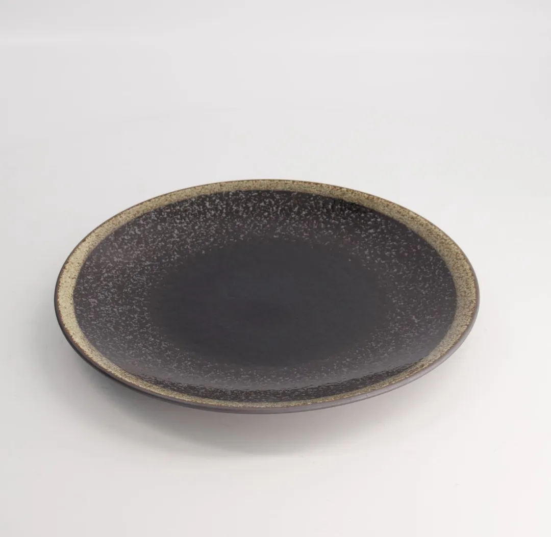 Tokyo Design Studio Yuteki Kosui Dinerbord 28,5x3cm - Zwart