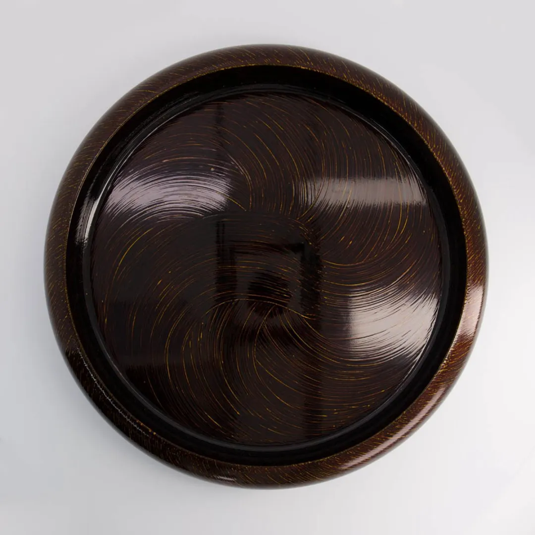 Tokyo Design Studio Sushi Oke Serveerschaal - Goud Lakwerk 47.6x8cm