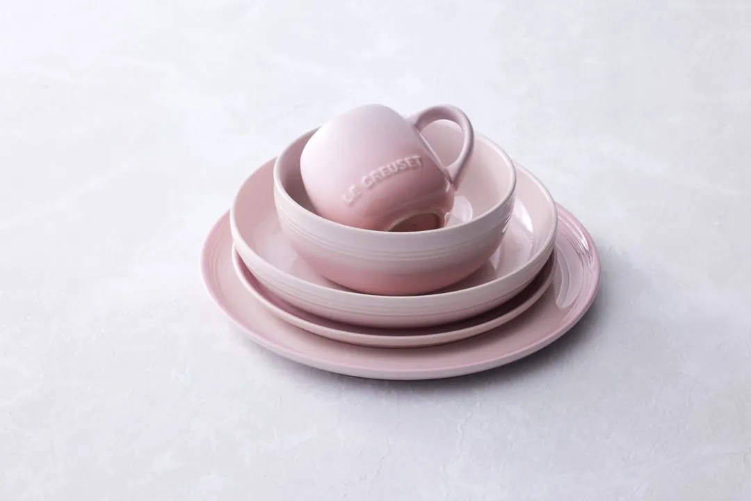 Le Creuset Dinerbord Coupe Shell Pink 27cm