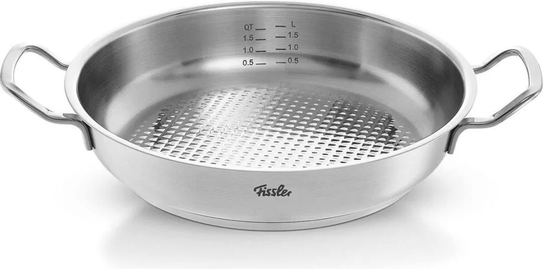 Fissler Original-Profi Collection Crispy Serveerpan 28cm - 3L - Zilver - afbeelding 6 van 6