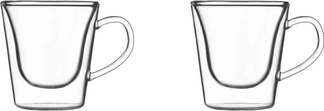 Luigi Bormioli Thermic Koffie- en Theeglas 29,5cl - Dubbelwandig - 2 Stuks
